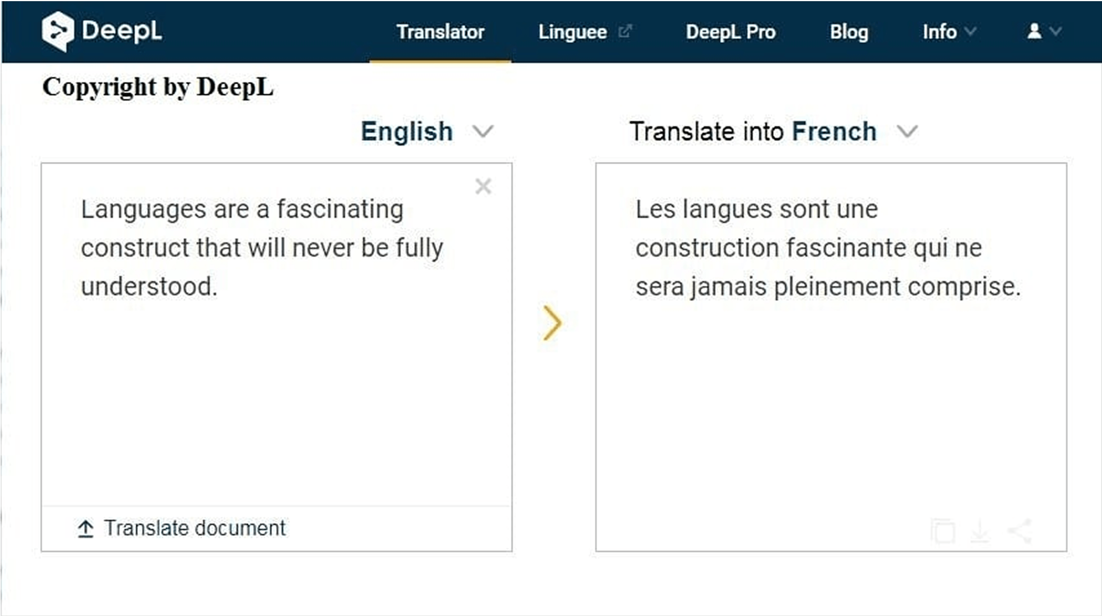 DeepL Translator